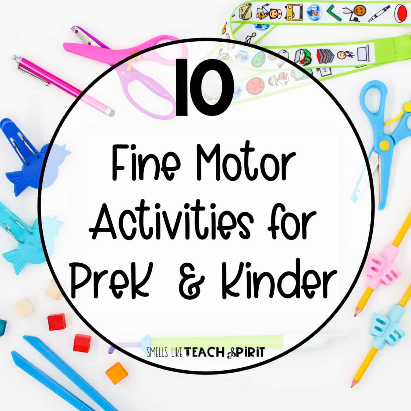 Back to School Crafts Fine Motor Activities for Preschool, Pre-K &  Kindergarten